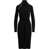 Lauren Ralph Lauren - VAHANT - Gebreide Jurk - Zwart - Aansluitende Pasvorm