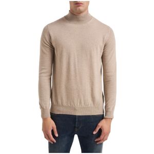 Alpha Studio, Heren, Truien, Beige, Maat: 2XL Wol,