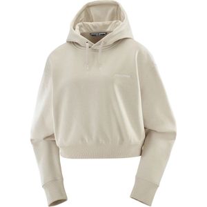 Salomon, Dames, Sweatshirts & Hoodies, Beige, Maat: M