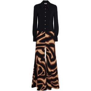 Pucci, Dames, Jumpsuits & Playsuits, Veelkleurig, Maat: XS Viscose,