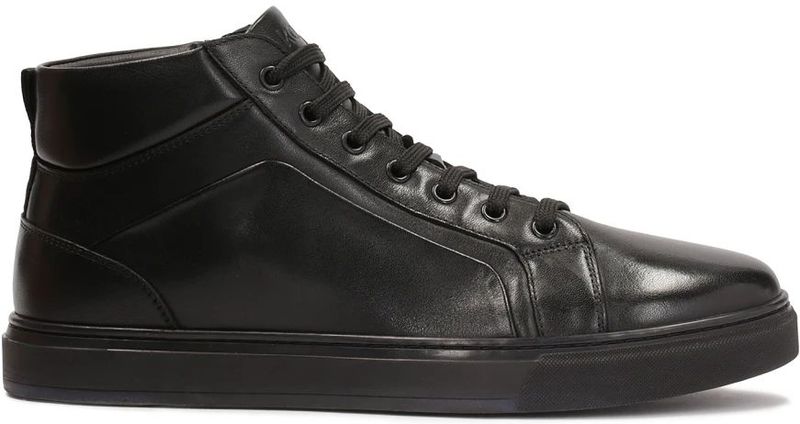 Kazar - Hoge Sneakers - Zwart - Leer