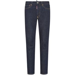 Dsquared2, Heren, Jeans, Blauw, Maat: XS Denim,