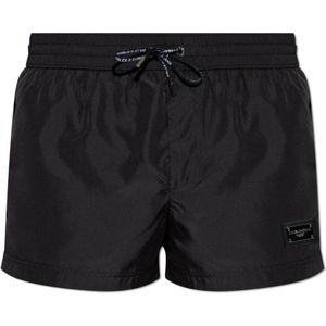Dolce & Gabbana, Heren, Badkleding, Zwart, Maat: S Polyamide,