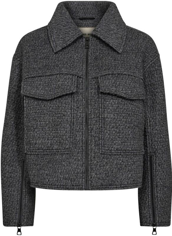 MOS Mosh - Mmjuliette Short Jacket - Korte Jas - Grijs - Dames