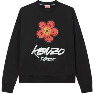 Kenzo - Sweatshirt - Zwart - Katoen