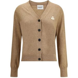 Marant étoile, Dames, Truien, Beige, Maat: 2XS Katoen,