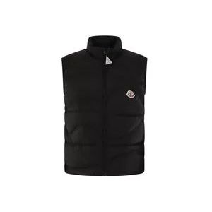 Moncler Heren Beidaihe Vest Zwart , Black , Heren , Maat: XL
