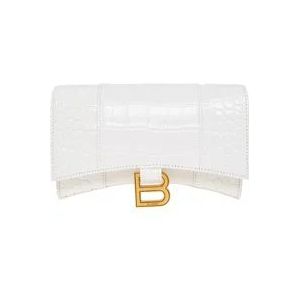 Balenciaga Portemonnee/kaarthouder , White , Dames , Maat: ONE Size