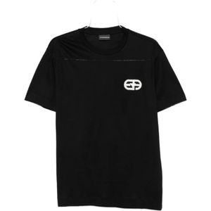 Emporio Armani, Heren, Tops, Zwart, Maat: M