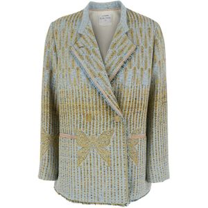 Forte Forte, Dames, Jassen, Geel, Maat: S Katoen,