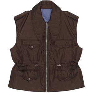 Ganni, Dames, Jassen, Bruin, Maat: M