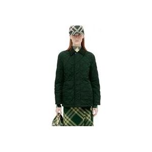 Burberry Jassen , Green , Dames , Maat: XS