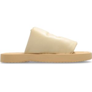 Burberry, Heren, Schoenen, Beige, Maat: 45 EU Leer,