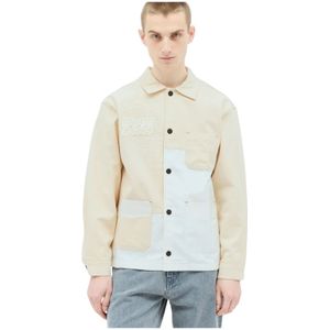 Brain Dead, Heren, Jassen, Beige, Maat: S Katoen,