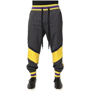 Dolce & Gabbana, Heren, Broeken, Veelkleurig, Maat: L Katoen,