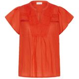 Kaffe - KAKarli - Blouse - oranjerood