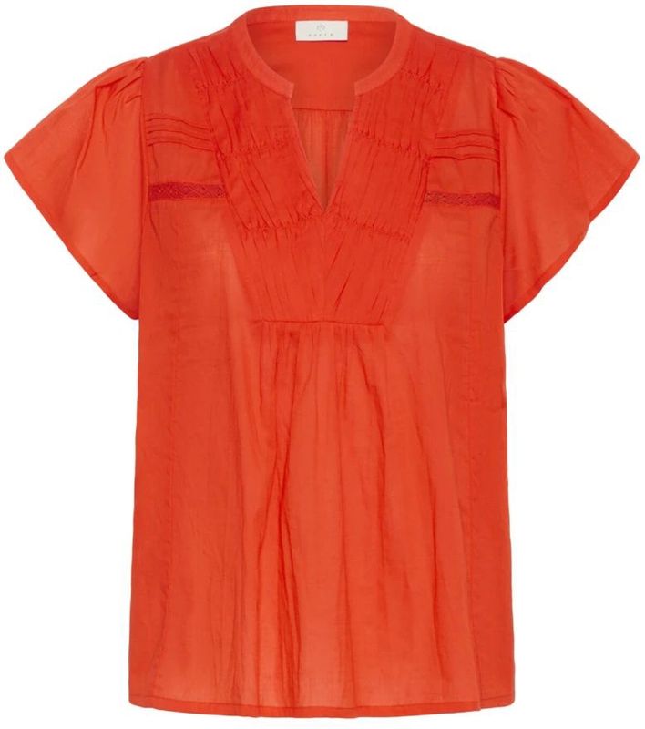 Kaffe - KAKarli - Blouse - oranjerood