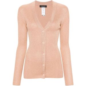 Fabiana Filippi, Dames, Truien, Roze, Maat: M Viscose,