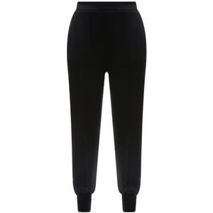 Stella McCartney, Dames, Broeken, Zwart, Maat: XL Viscose,