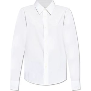 Ami Paris, Dames, Blouses & Shirts, Wit, Maat: XS Katoen,
