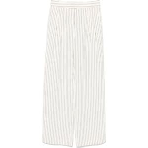 Loulou Studio, Dames, Broeken, Wit, Maat: XS
