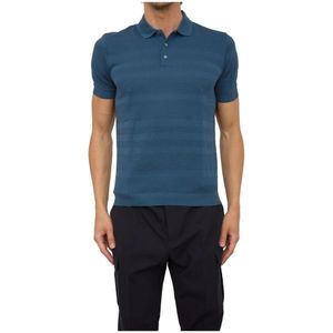 Corneliani, Heren, Tops, Blauw, Maat: 3XL Katoen,