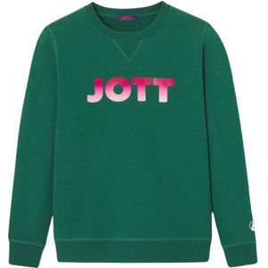 Jott, Dames, Sweatshirts & Hoodies, Groen, Maat: XS Katoen,