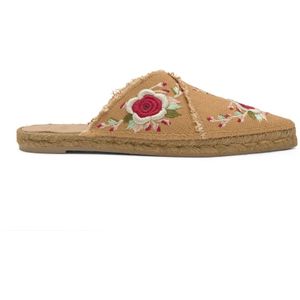 Castañer, Dames, Schoenen, Beige, Maat: 35 EU Linnen,