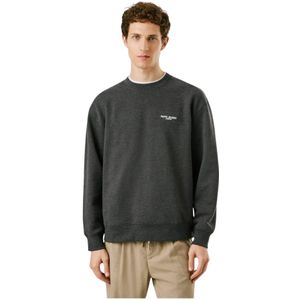 Pepe Jeans, Heren, Sweatshirts & Hoodies, Grijs, Maat: XL Katoen,