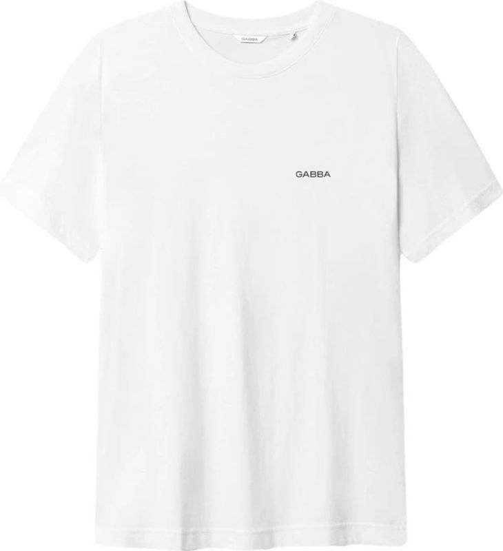Gabba - Dune Logo SS - T-shirt - Wit - 100% Katoen