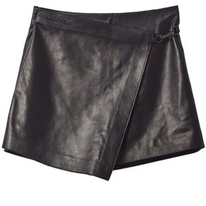 Karl Lagerfeld, Dames, Rokken, Zwart, Maat: XS Leer,