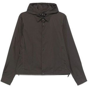 Emporio Armani, Heren, Jassen, Bruin, Maat: 2XL