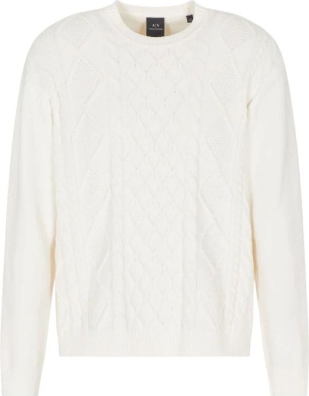 Gebreide pullover met ribboorden