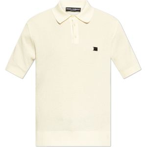 Dolce & Gabbana, Heren, Tops, Beige, Maat: S Katoen,