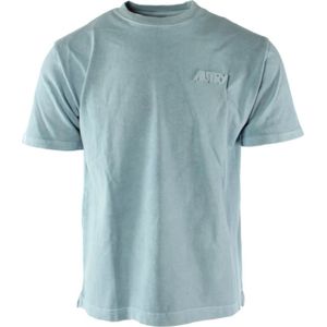 Autry - Katoenen T-shirt - Blauw - Heren
