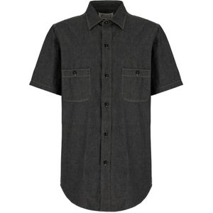 Maison Margiela, Heren, Overhemden, Grijs, Maat: XL Katoen,