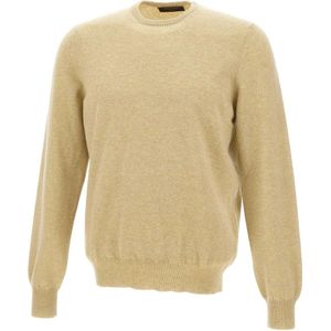 Gran Sasso, Heren, Truien, Beige, Maat: M Kasjmier,