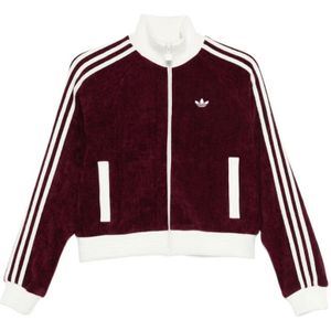 Adidas, Dames, Sweatshirts & Hoodies, Rood, Maat: M Katoen,