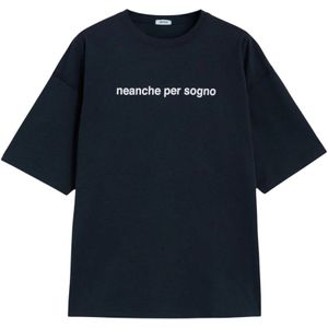 Aspesi, Dames, Tops, Blauw, Maat: M Katoen,