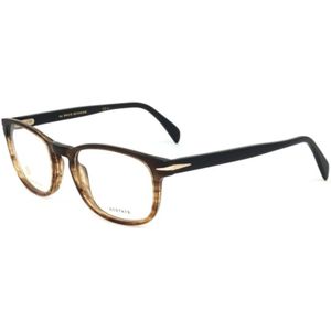Eyewear by David Beckham, unisex, Accessoires, Bruin, Maat: 52 MM