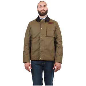 Barbour, Heren, Jassen, Bruin, Maat: XL Katoen,