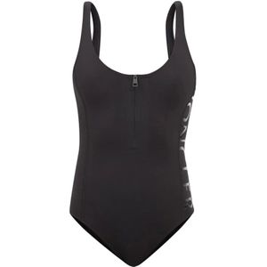 Moncler, Dames, Badkleding, Zwart, Maat: XS Polyamide,