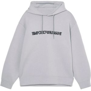 Emporio Armani, Heren, Sweatshirts & Hoodies, Grijs, Maat: M Jersey,