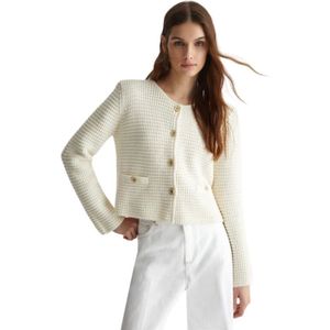 Liu Jo, Dames, Truien, Wit, Maat: L Katoen,