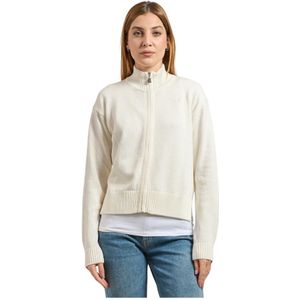 K-Way, Dames, Truien, Wit, Maat: XL Katoen,