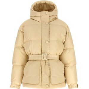 Ienki Ienki, Dames, Jassen, Beige, Maat: M Katoen,