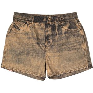 Diesel, Heren, Korte broeken, Bruin, Maat: L Denim,