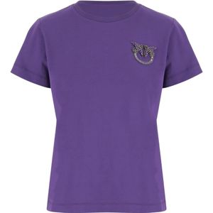Pinko, Dames, Tops, Paars, Maat: L Katoen,