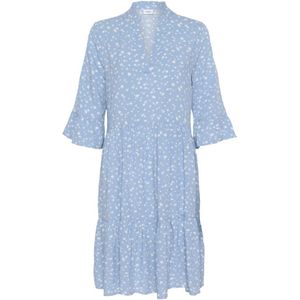 Saint Tropez - Eda SZ Dress - Blousejurk - Blauw - Korte Jurk