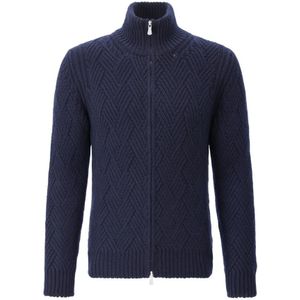 Gran Sasso, Heren, Truien, Blauw, Maat: M Kasjmier,